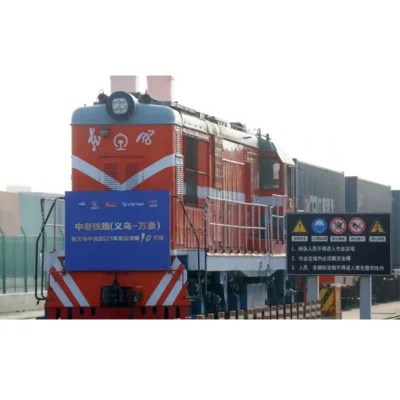 Transport Raliway de Jinan, Yiwu, Chine à Moscou, Sankt